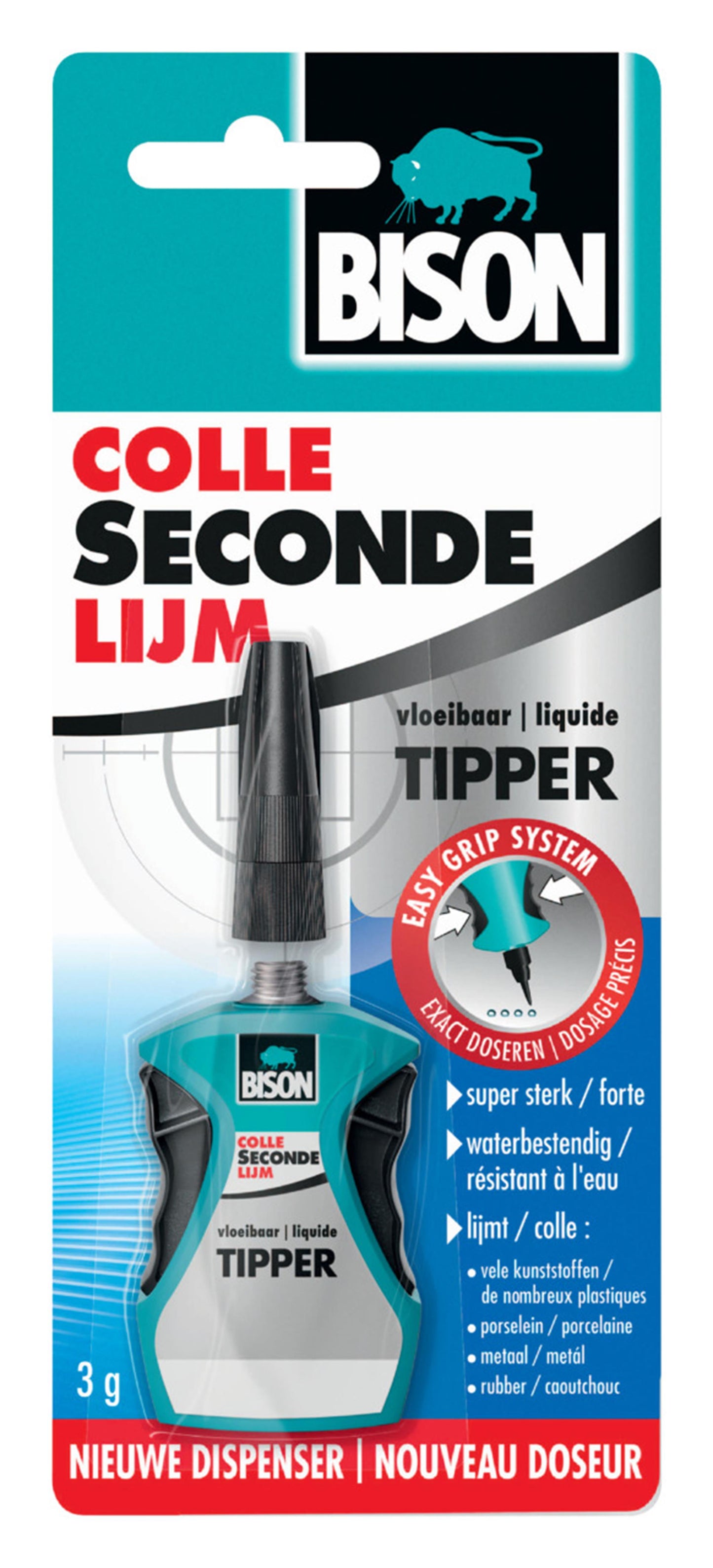 Bison Secondelijm Tipper