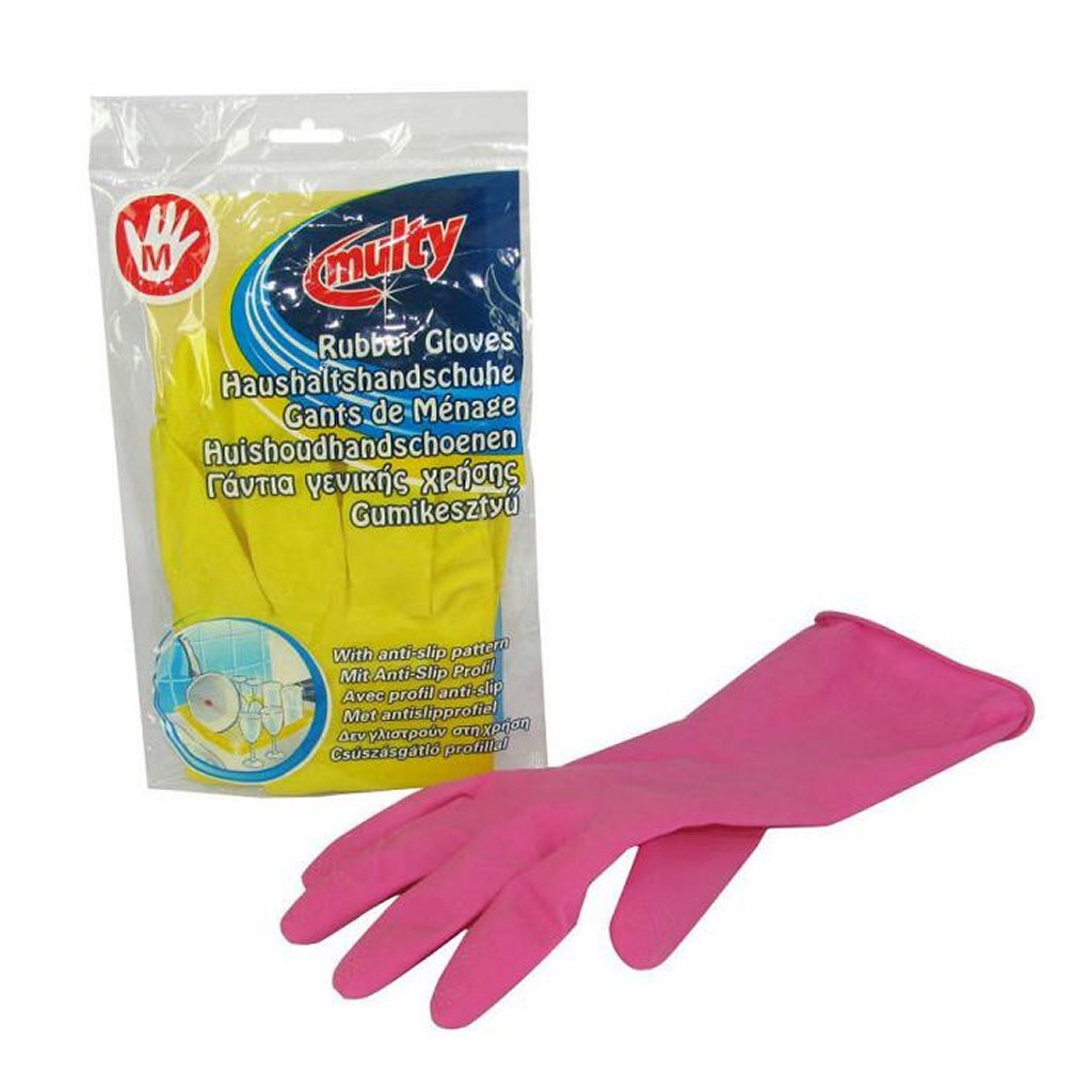 Multi múltiples guantes para el hogar de goma M