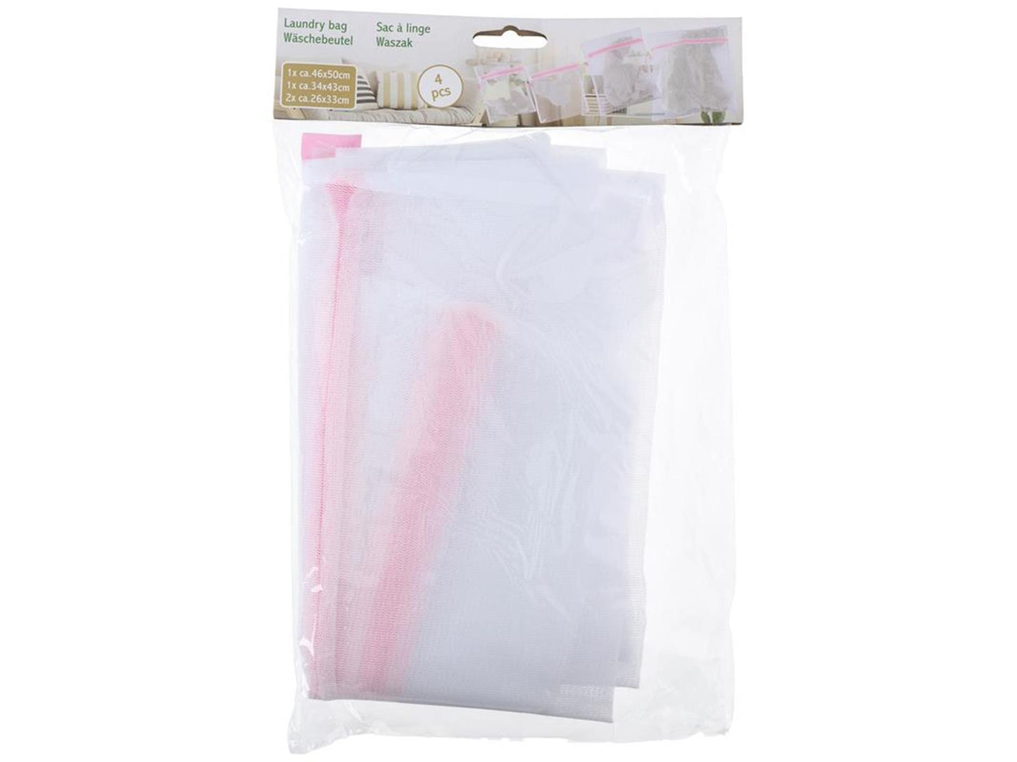 Sacchetti per biancheria, confezione da 4