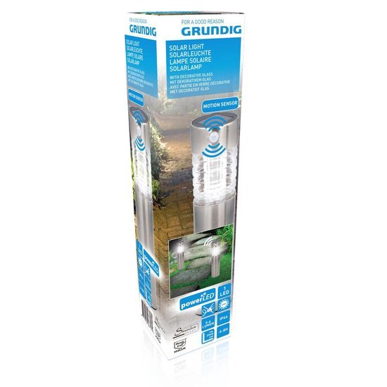 Lámpara de jardín Grundig Grundig con LED sensor de movimiento