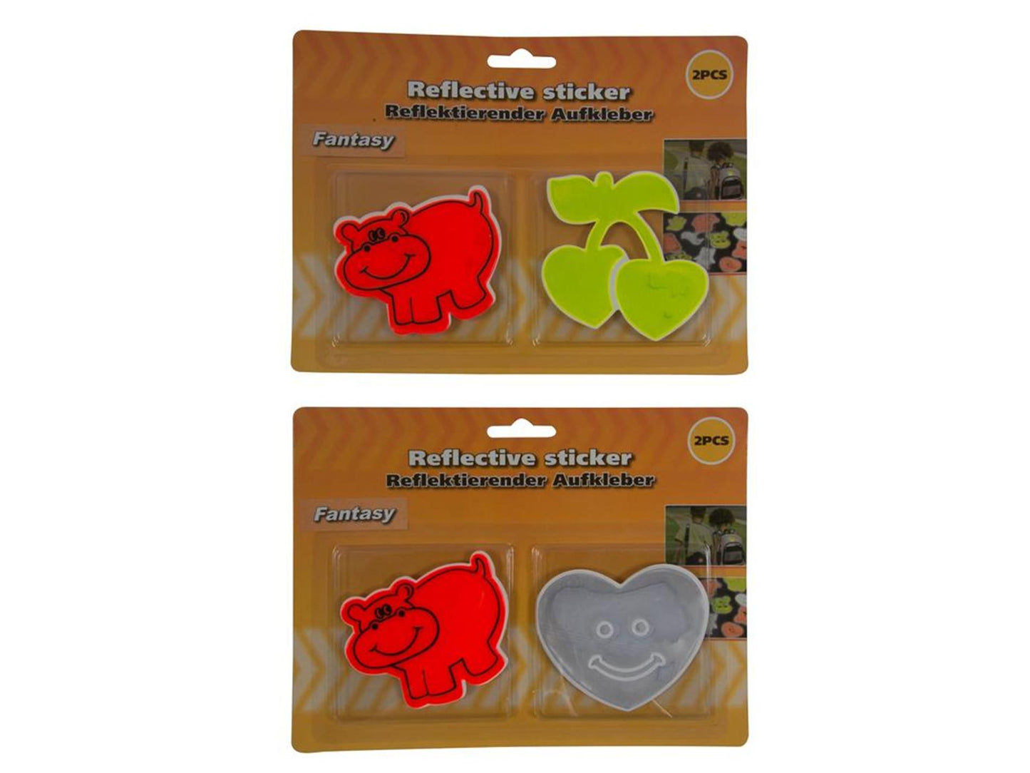 Adesivi riflettenti a vita 2 sulla carta