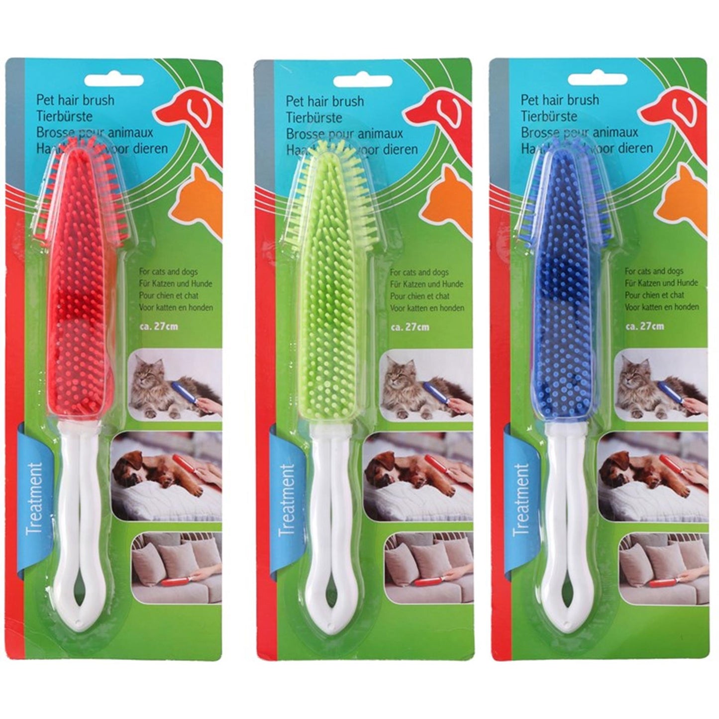 Spazzola per peli di animali domestici 27 cm