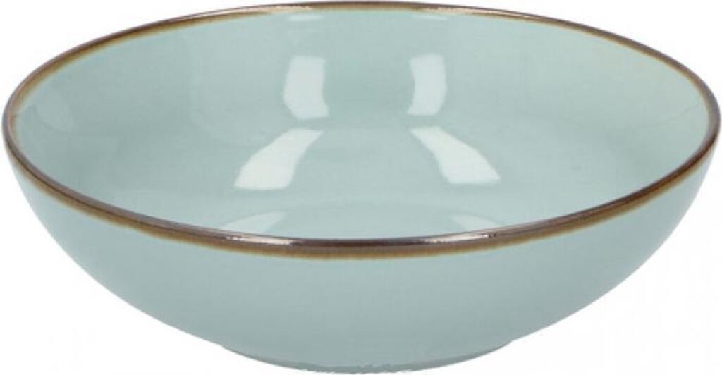 Tazón de sopa miscelánea 18x5.5 cm de cerámica menta azul