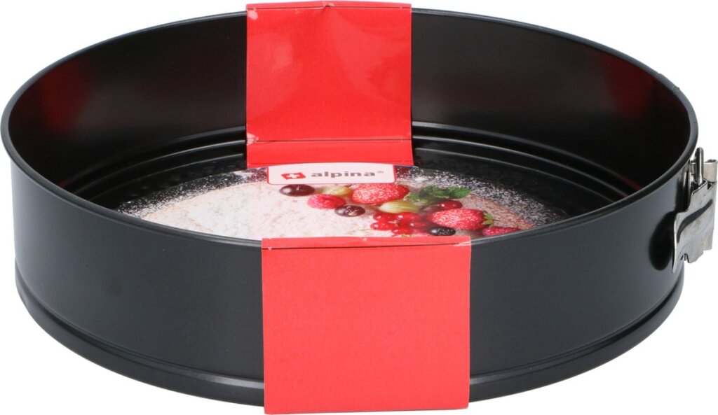 Alpina Spring Form Metal Oslash; 24 x 7 cm nero