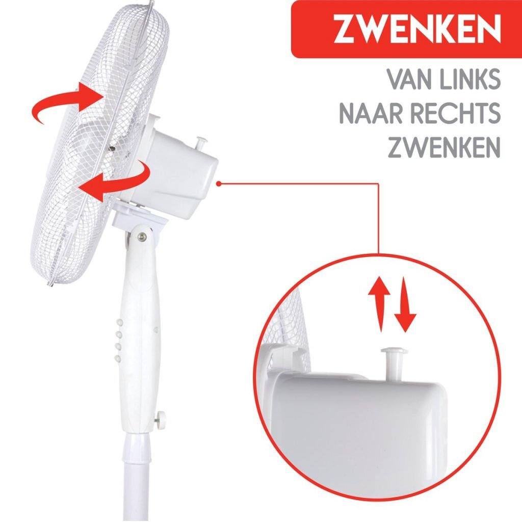 ALPINA STATIETVENTILATOR 40 CM BIANCO