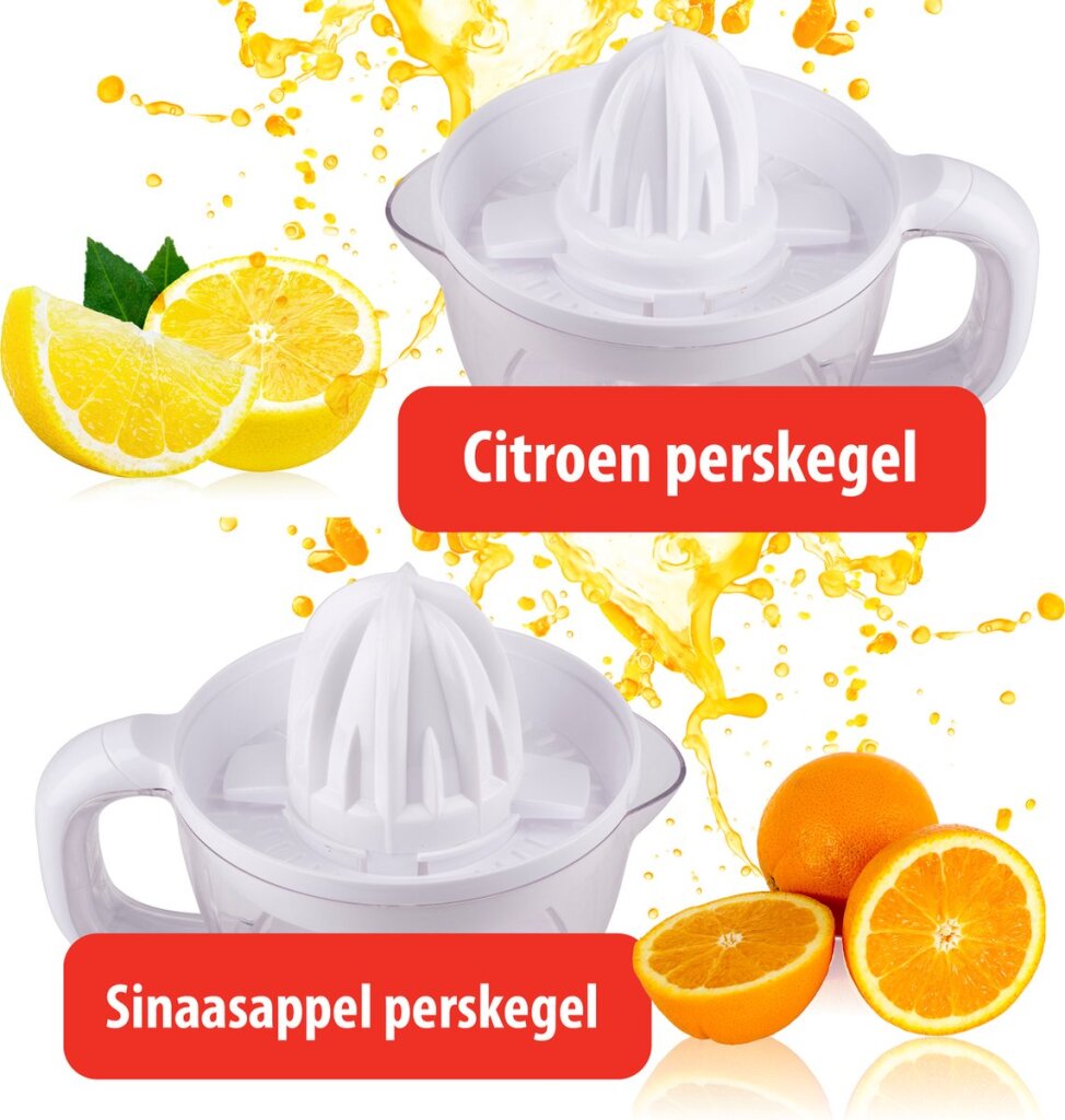 Alpina Citruspers 0,7 litri 2 Premere Keels 2 Direzioni rotanti 25 Watt Bianco