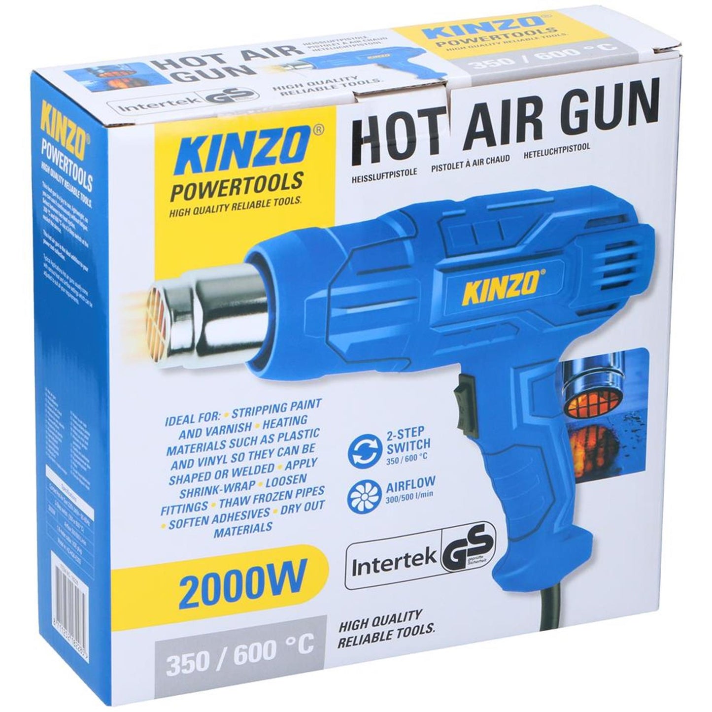 Pistola ad aria calda Kinzo 230v 2000w