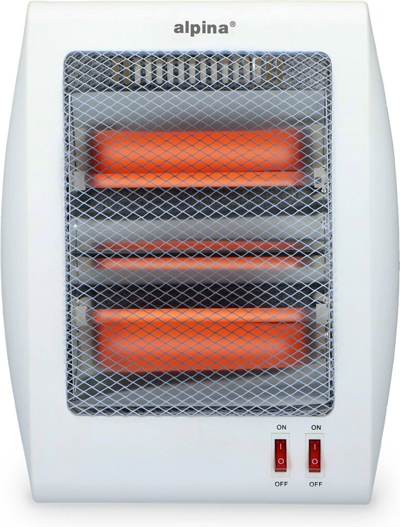 Calentador eléctrico Alpina Calentador STRAY 2 Posiciones 400 y 800 vatios Protección de inclinación portátil