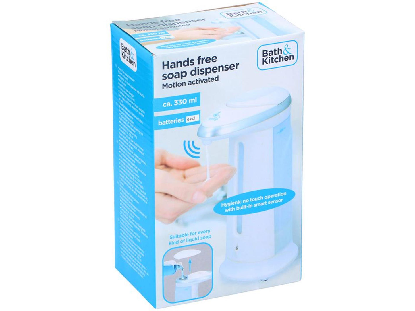 Otras marcas de dispensador de jabón con sensor de 330 ml de blanco