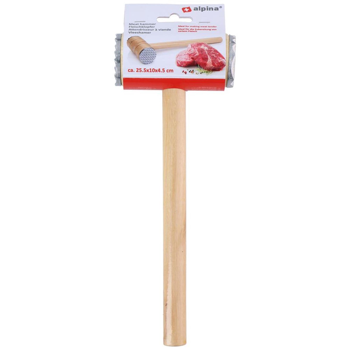Mazzacarne Alpina legno metallo
