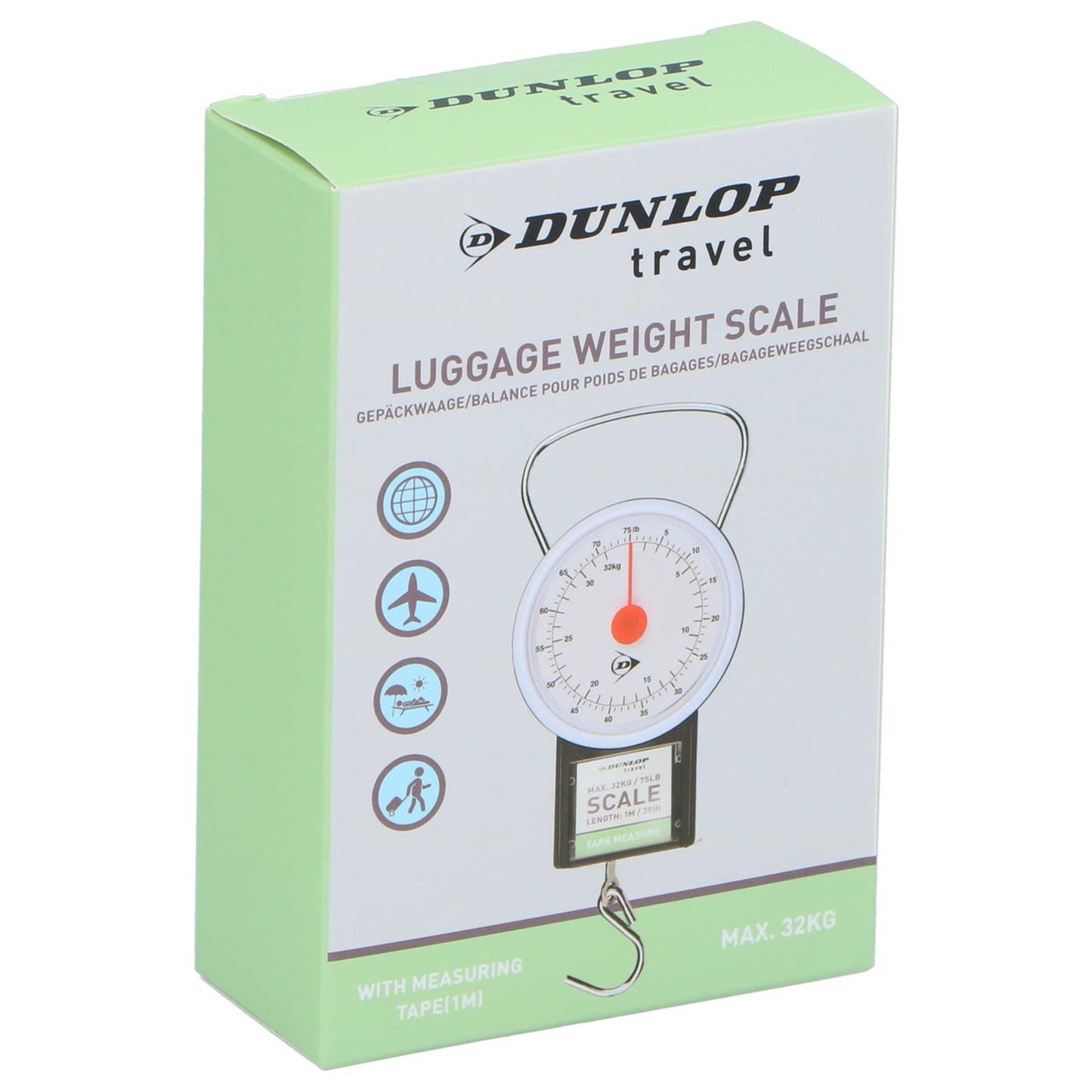 Bilancia per bagagli Dunlop fino a 32 kg