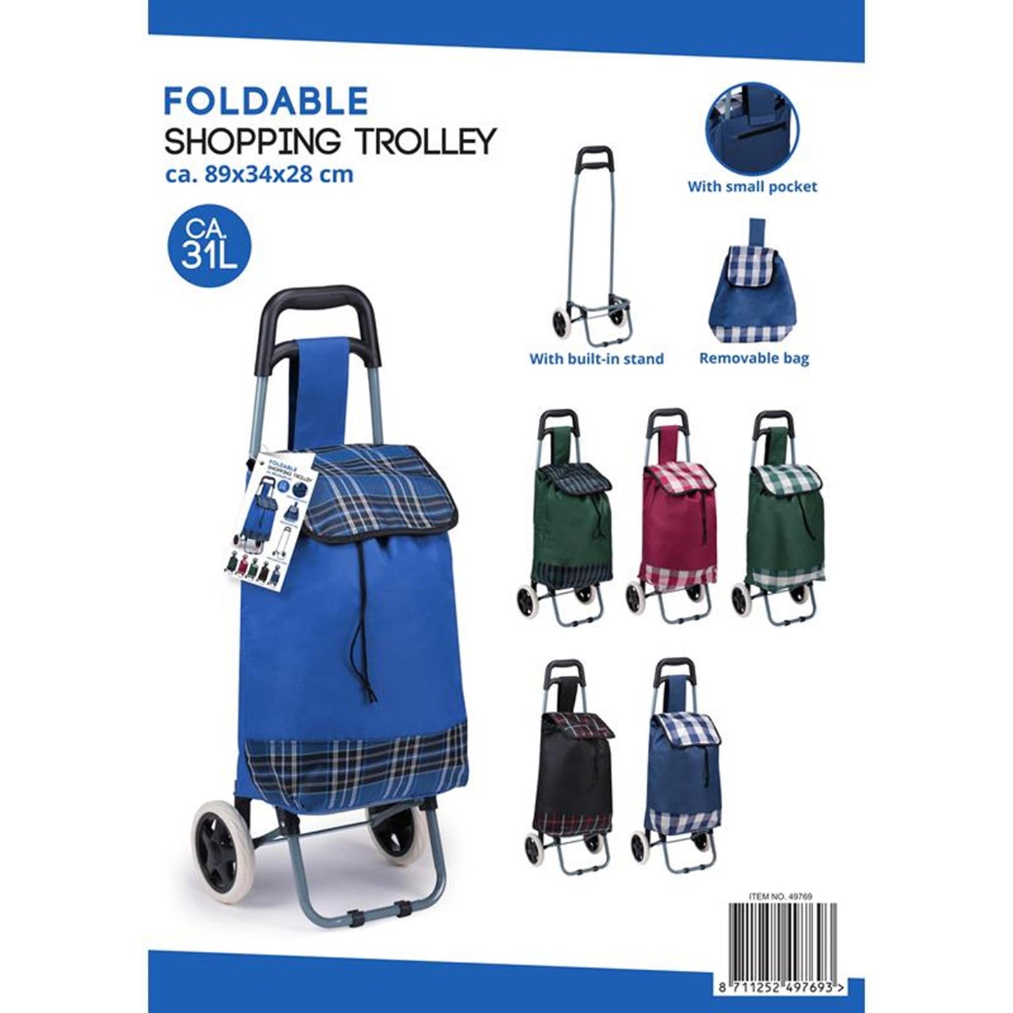 Carro de compra de por vida 31l