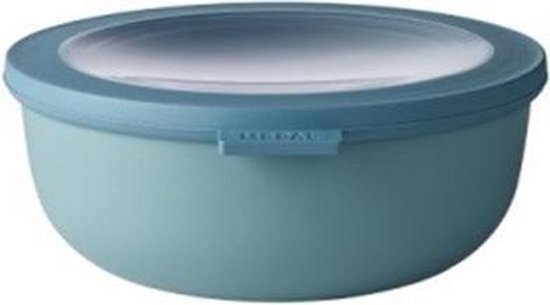Mepal Multikom Cirqula Cleaning Box 2250 ml alrededor de Nordic Green
