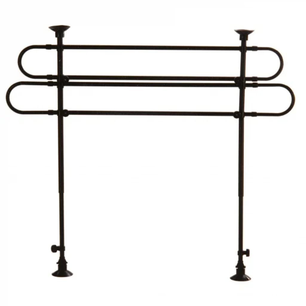 Carpoint Dog Rack universale 75-145x75-145x2 cm nero