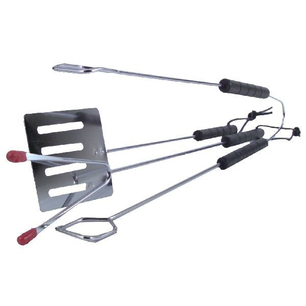 Set di strumenti barbecue di base a 3 pezzi