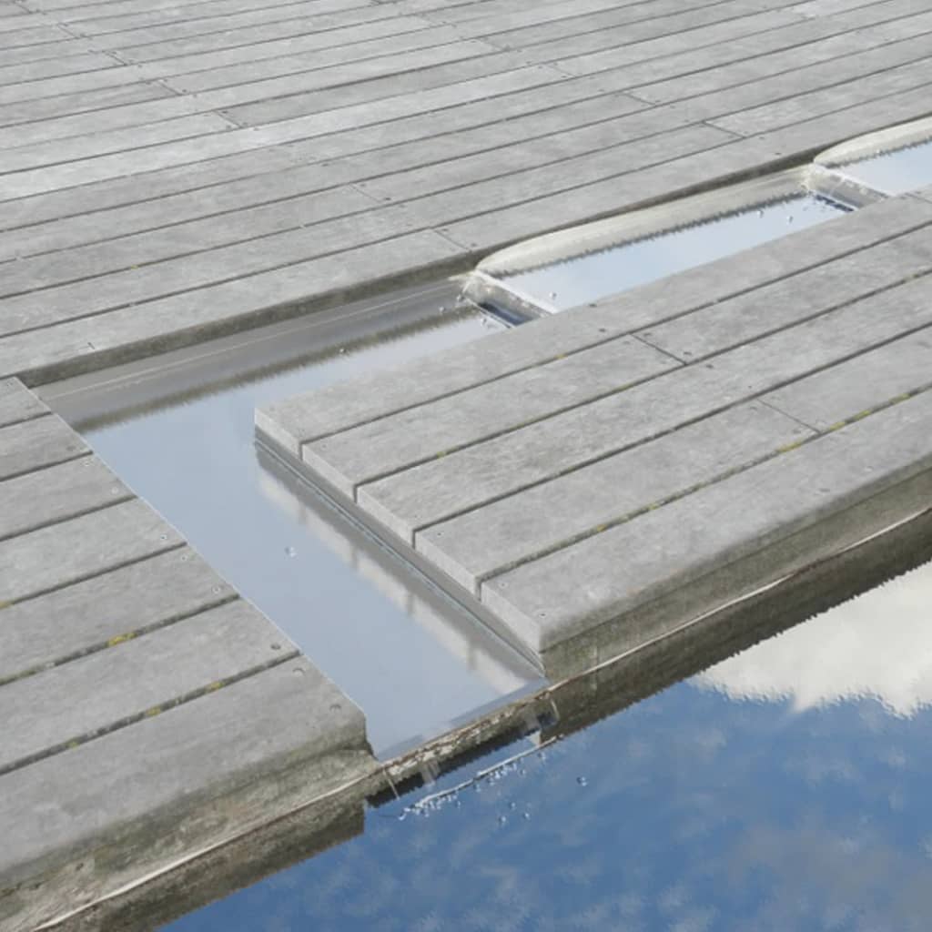 Ubbink ubbink Watevalplaat Wolga recto de acero inoxidable