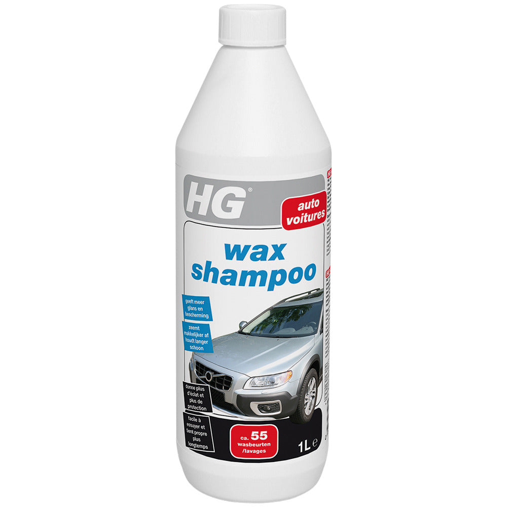 Shampoo in cera per auto hg hg 1l