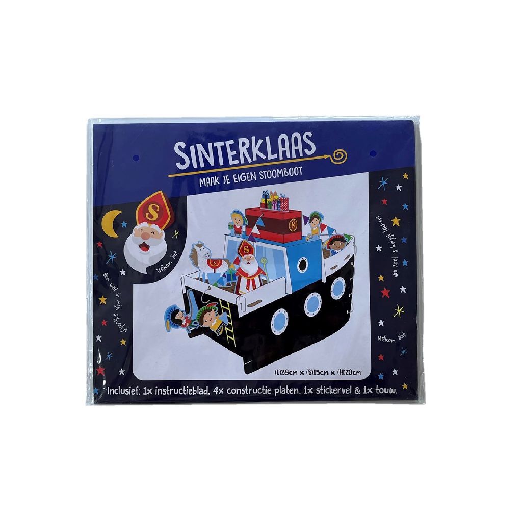 Sinterklaas básica hace tu propio barco de vapor