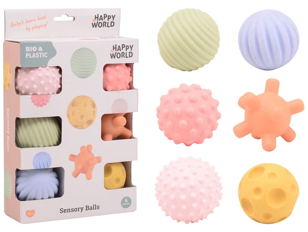 Johntoy Happy World Bio Motor Habilidades y bolas de sentido