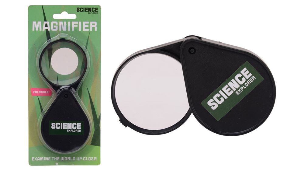 JOHNTOY Science Explorer Glass de lupa plegable