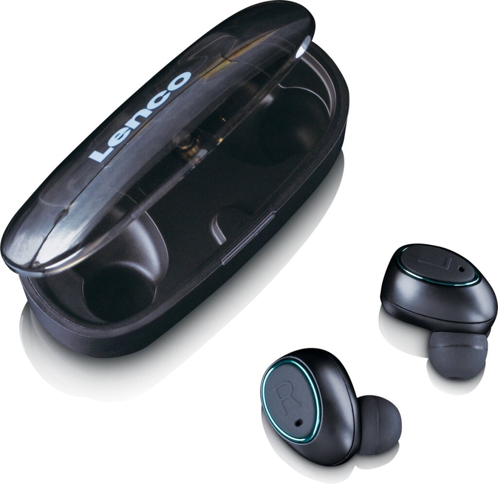 Lenco Lenco EPB410 Bluetooth IPX4 TWS Earphone con PowerBank Black
