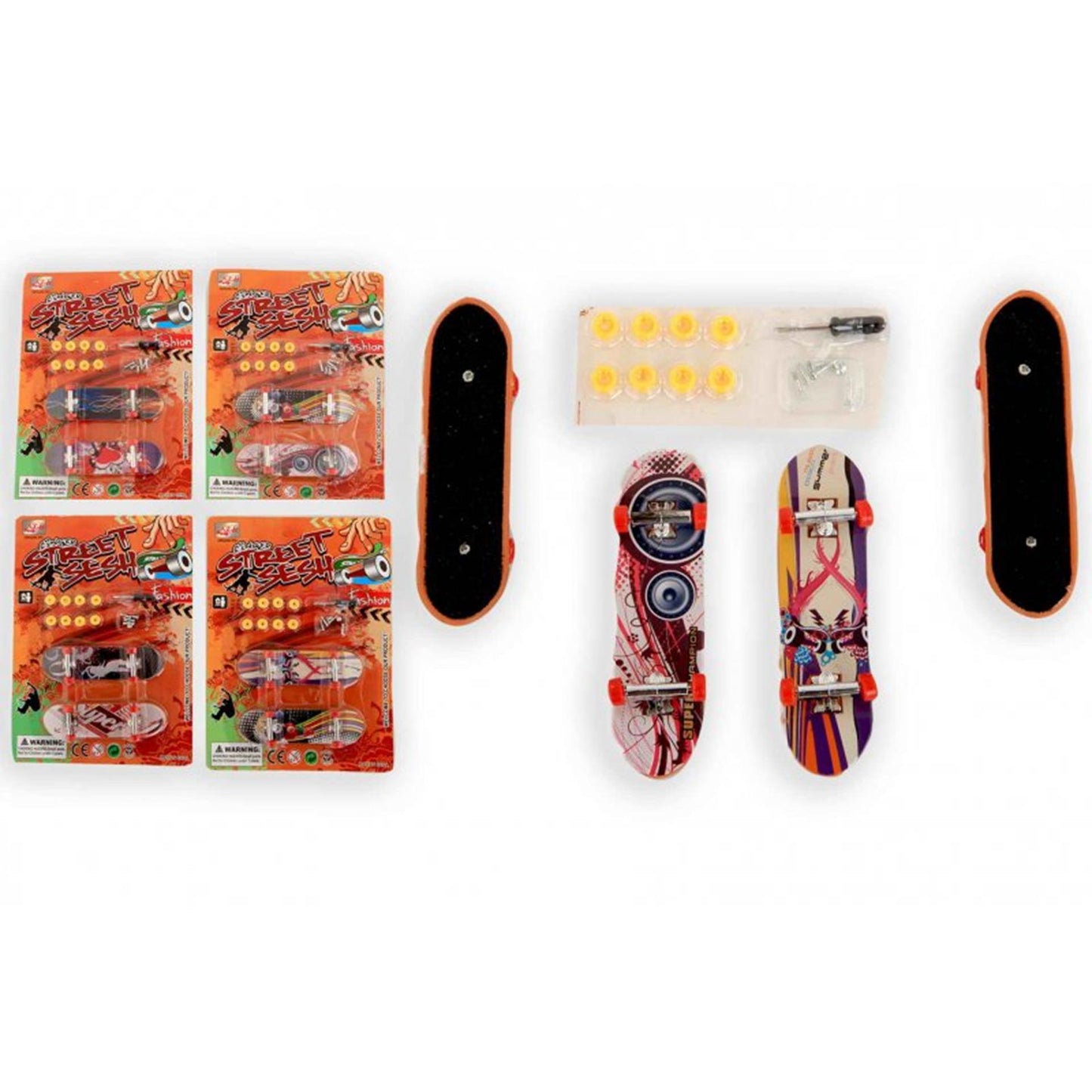 Skateboard da dito con accessori