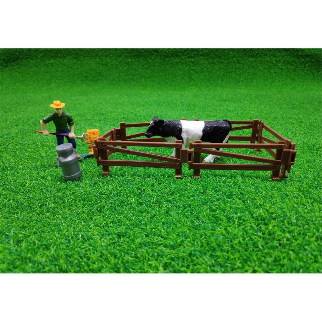 Dutch Farm Dutch Farm Boer con vacas y cercas de 9 piezas
