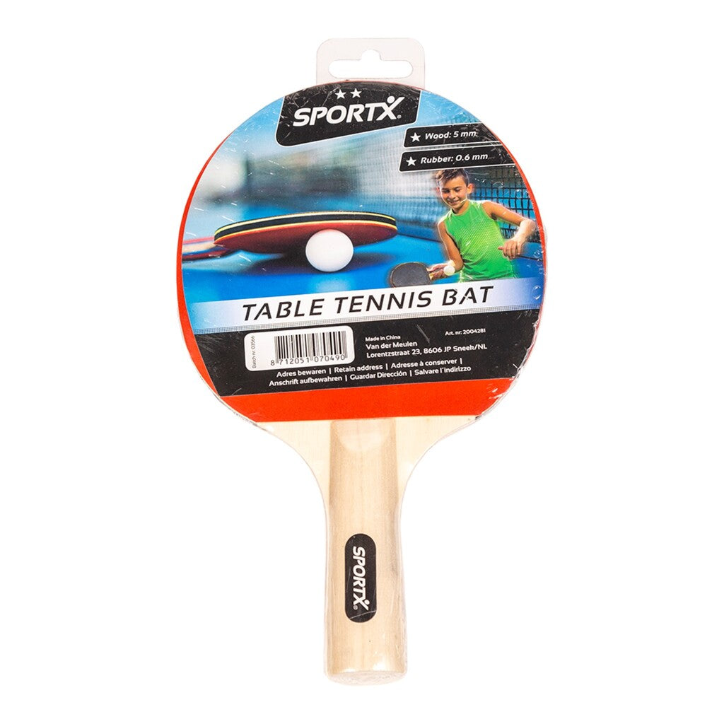 Bat de tenis de mesa Sportx, 2 estrellas