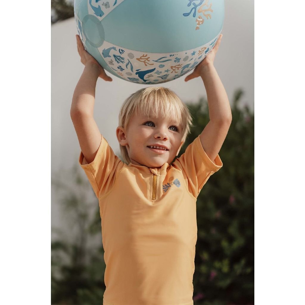 Little dutch ocean dreams strandbal blauw, 35cm