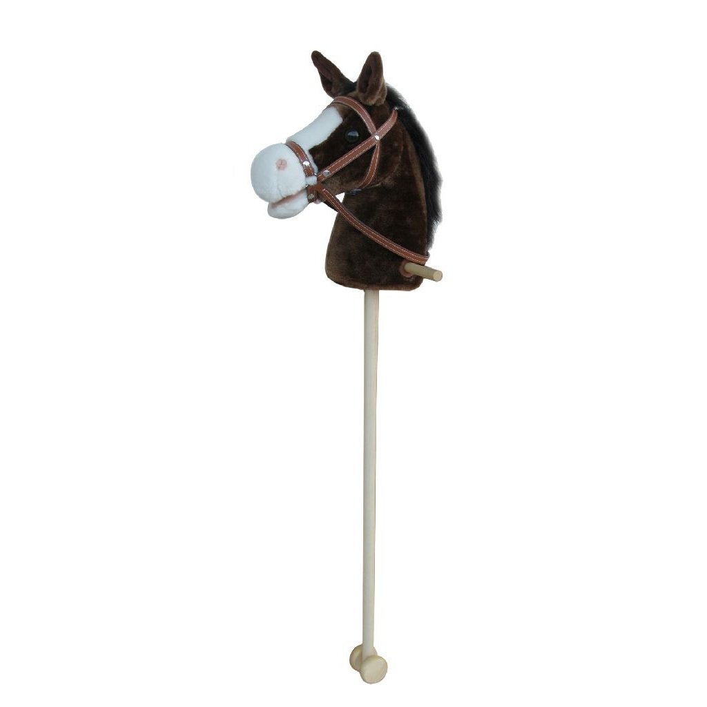 Cavallo hobby di peluche di base con suono 97 cm assortito