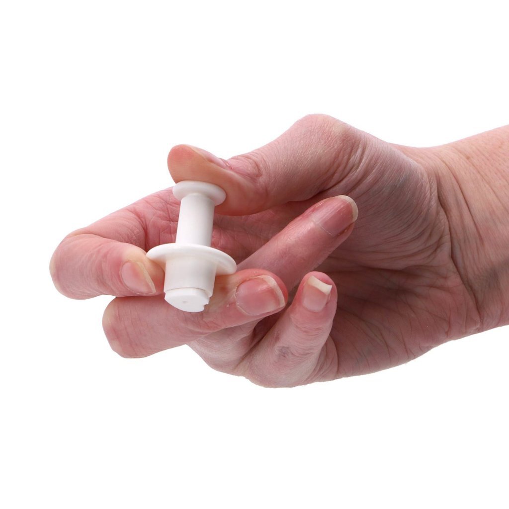 Patisse La extensión de la práctica forma corazón con un protector de 3 piezas blancas