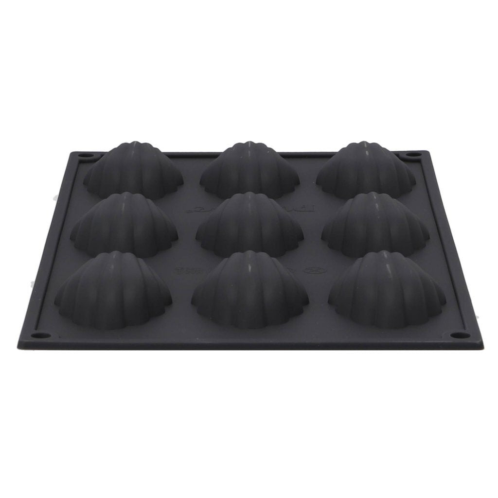 Patisse Patisse Madeleinevorm 9 Vaks 29x17 cm silicone nero