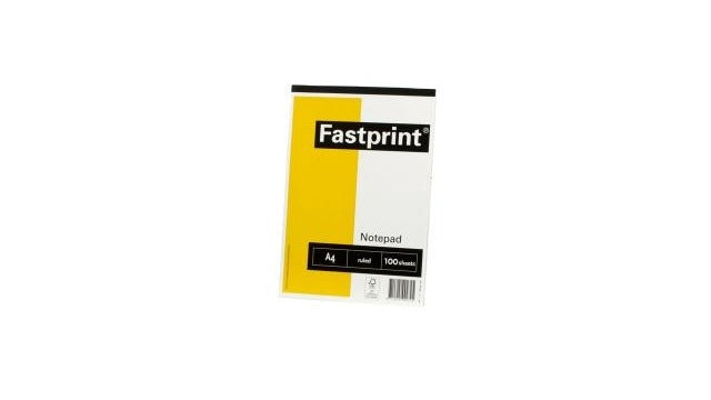 Blocco da scrittura base fastprint a4 100 fogli 70 grammi