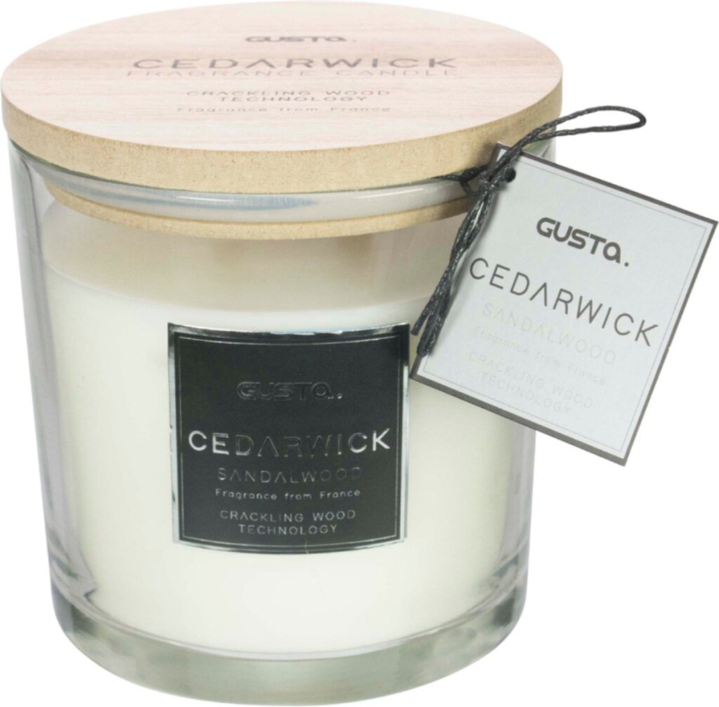 Gusta gusta cedarwick queso perfumado 12x12 cm