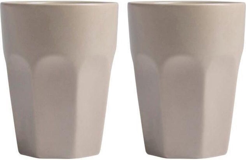 Tazas Gusta Gusta Set 2 piezas grises 9.5x7.5