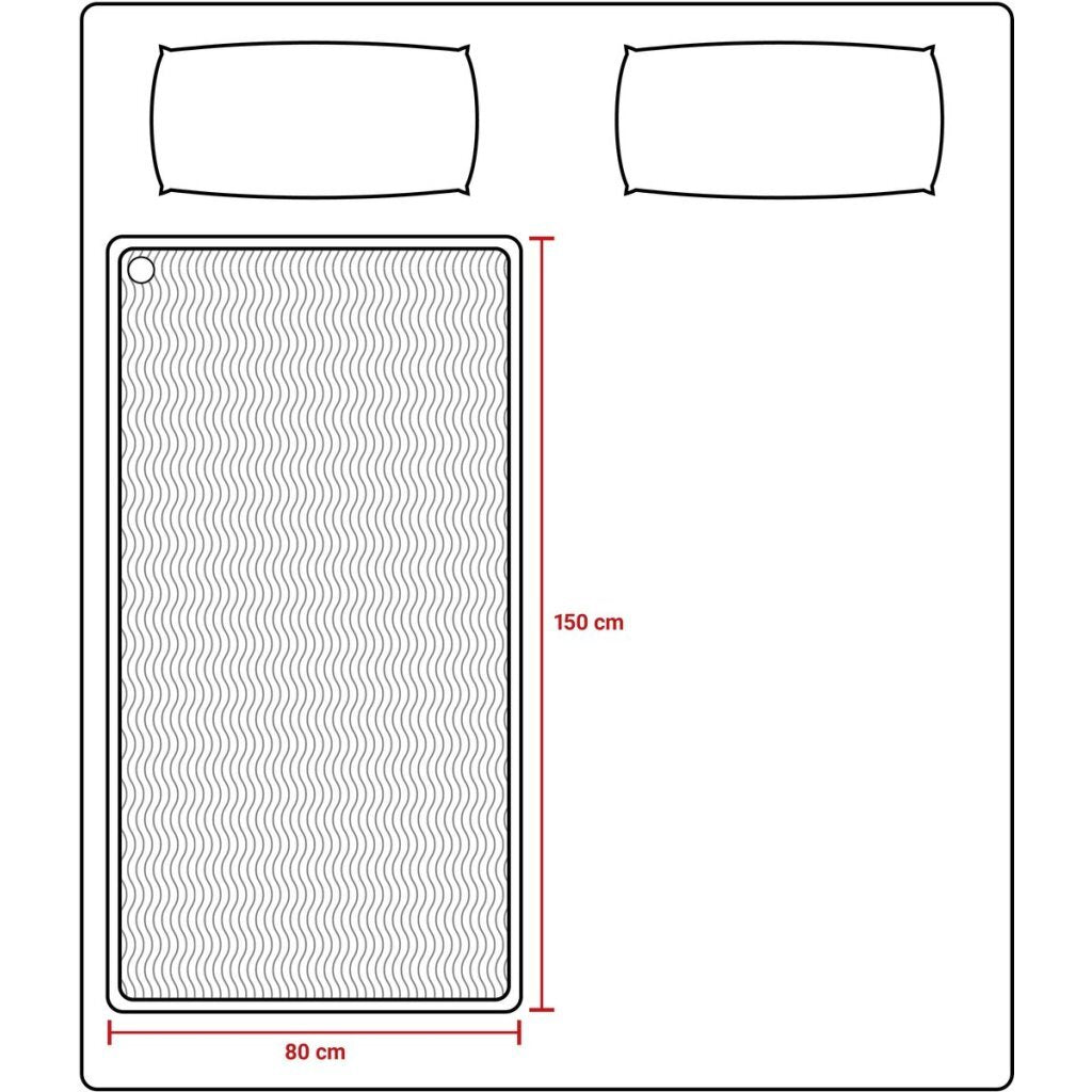 Termocoperta Tomado per 1 persona 150x80 cm