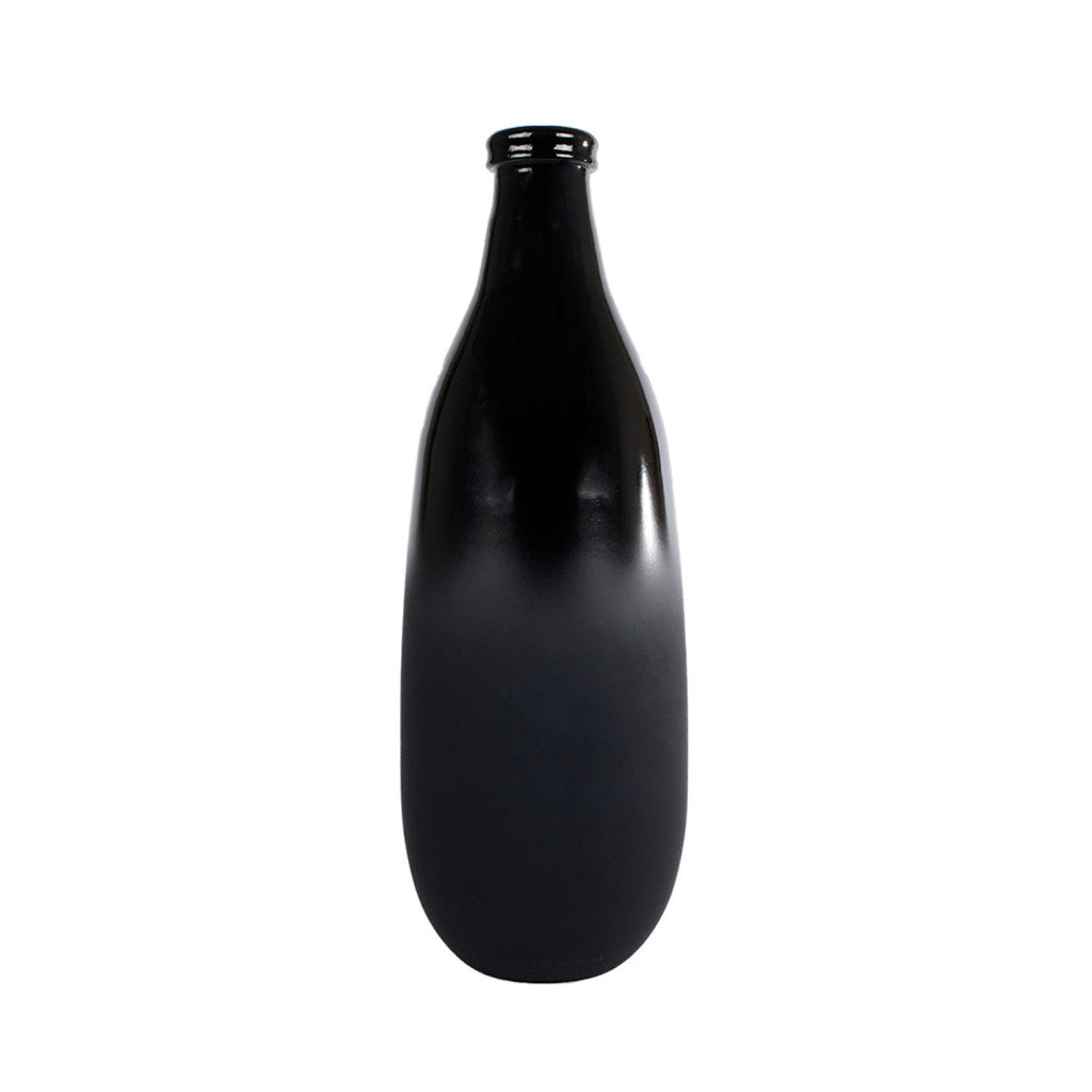 Jarrón misceláneo Montana s Mat Glosa Vidrio negro 15x15x40cm