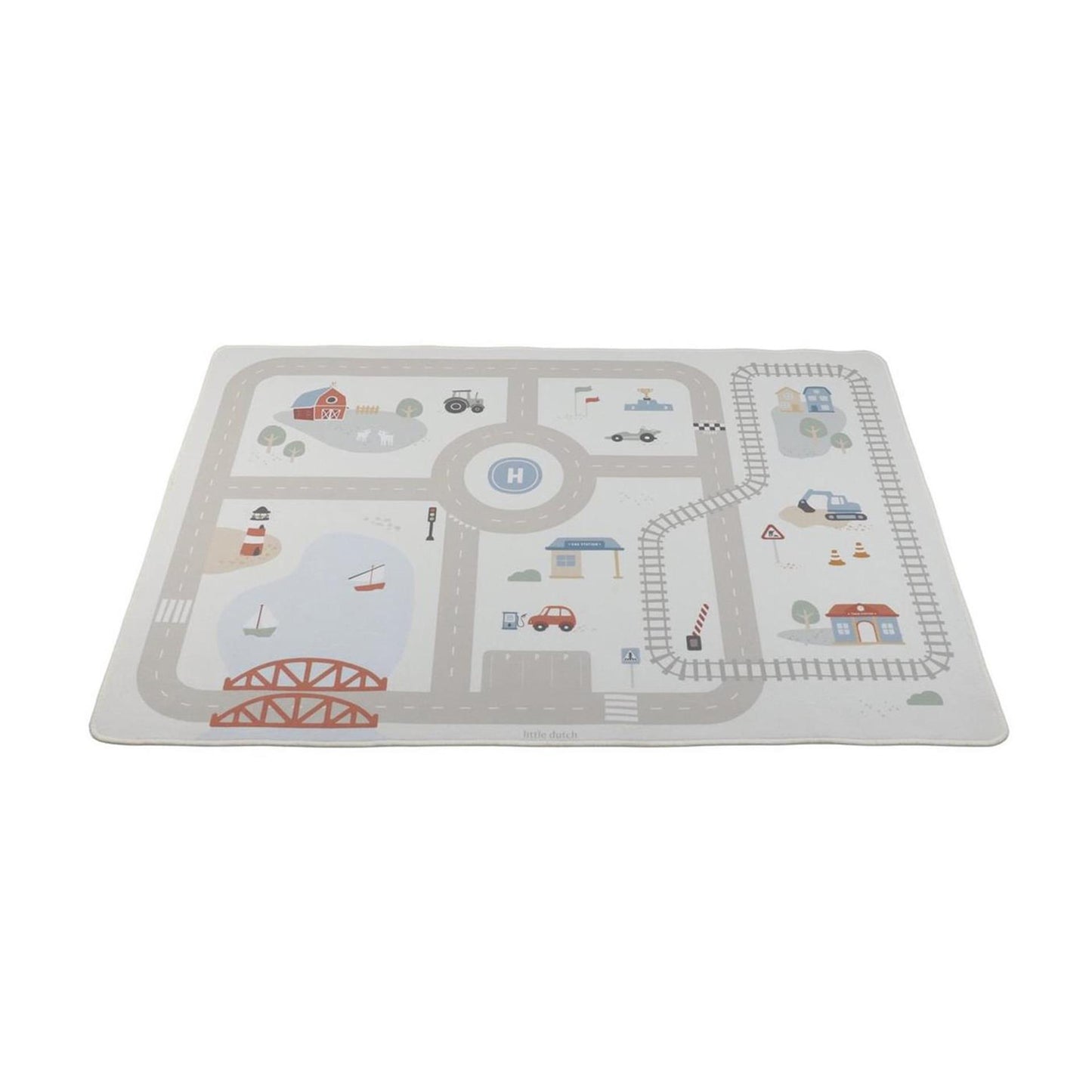 Tappetino da gioco per macchinina olandese 100x140 cm