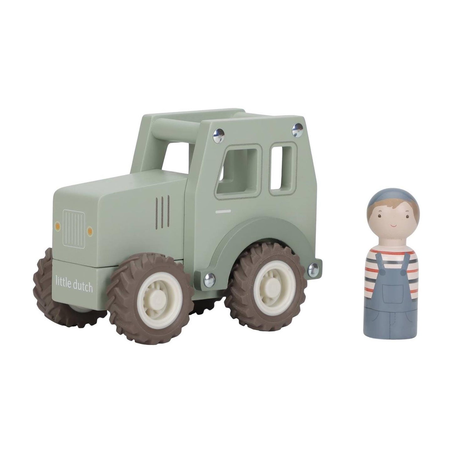 Pequeño tractor de madera holandés FSC
