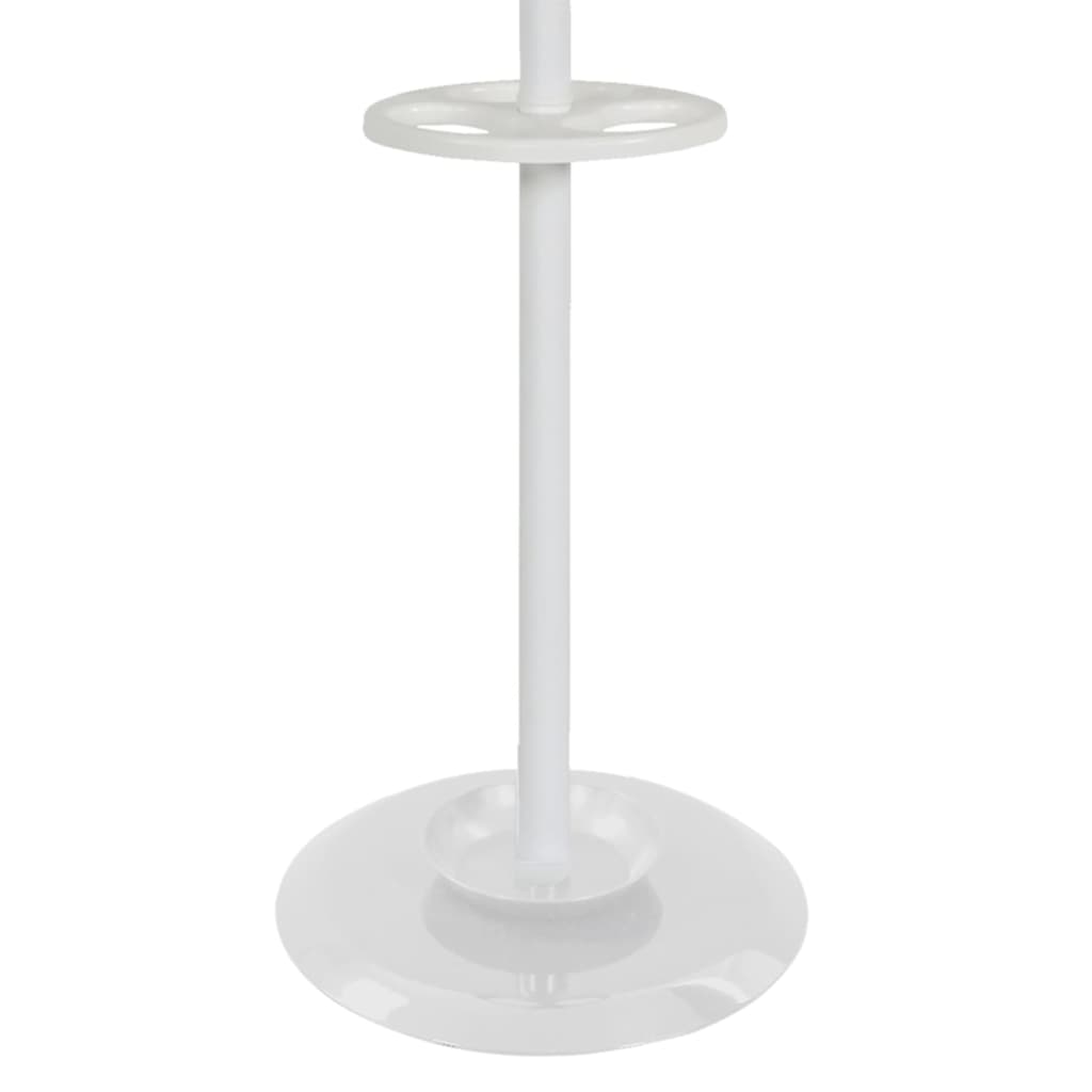 Approfilo a V-Part-Part in piedi con 8 ganci porcellana 178 cm bianca