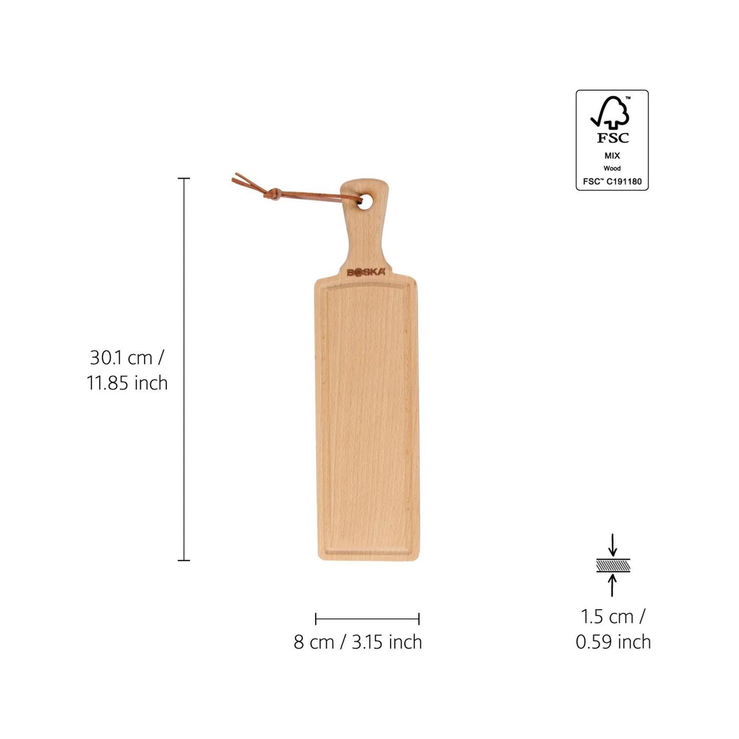 Boska amigo tabla de quesos madera de haya