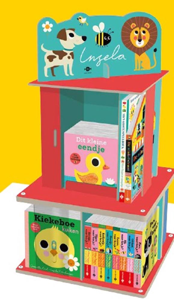 Expositor de mesa incluido. llenando 42 libros.