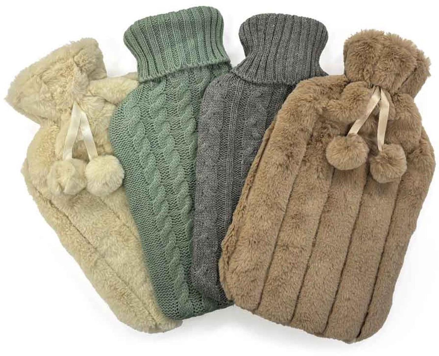 Borsa dell'acqua calda Dutch House da 1,8 l con coperchio assortito