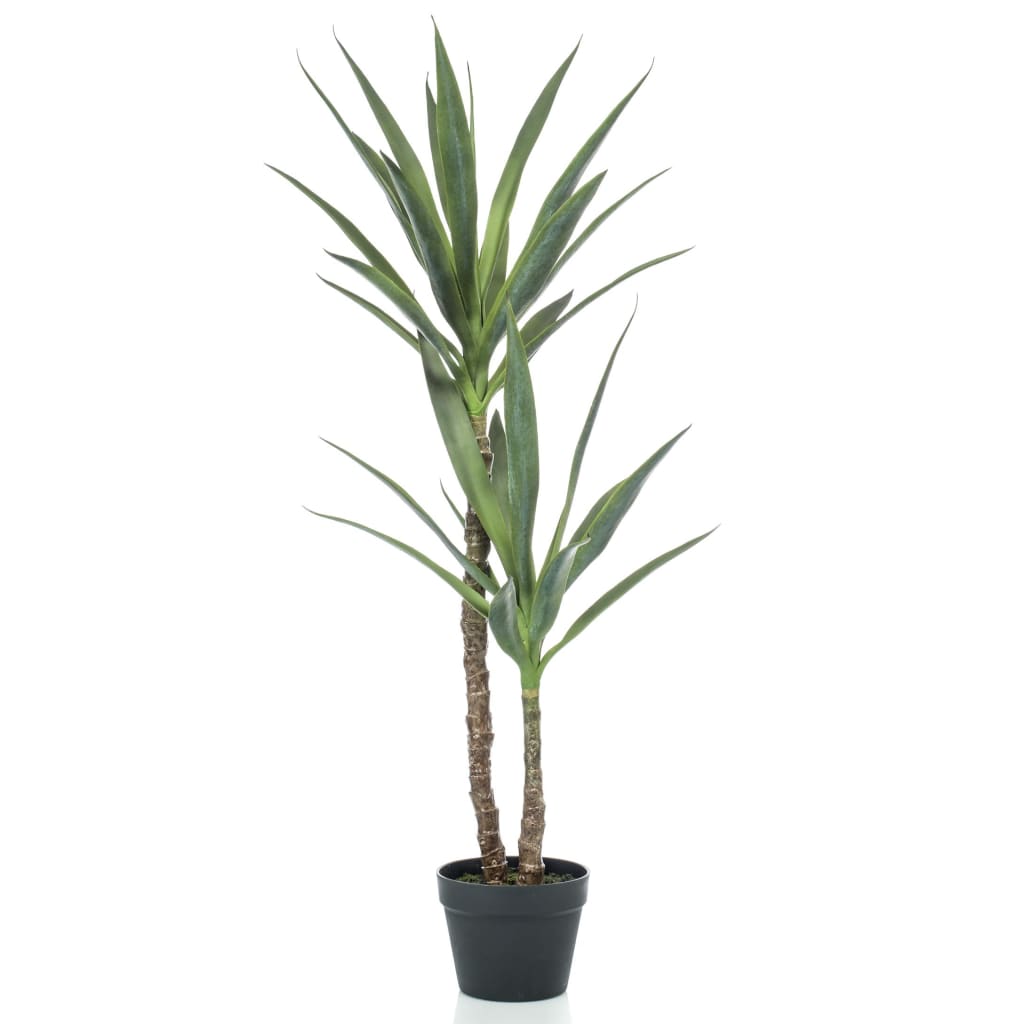 Planta de arte esmeralda esmeralda en macetas yuca 110 cm