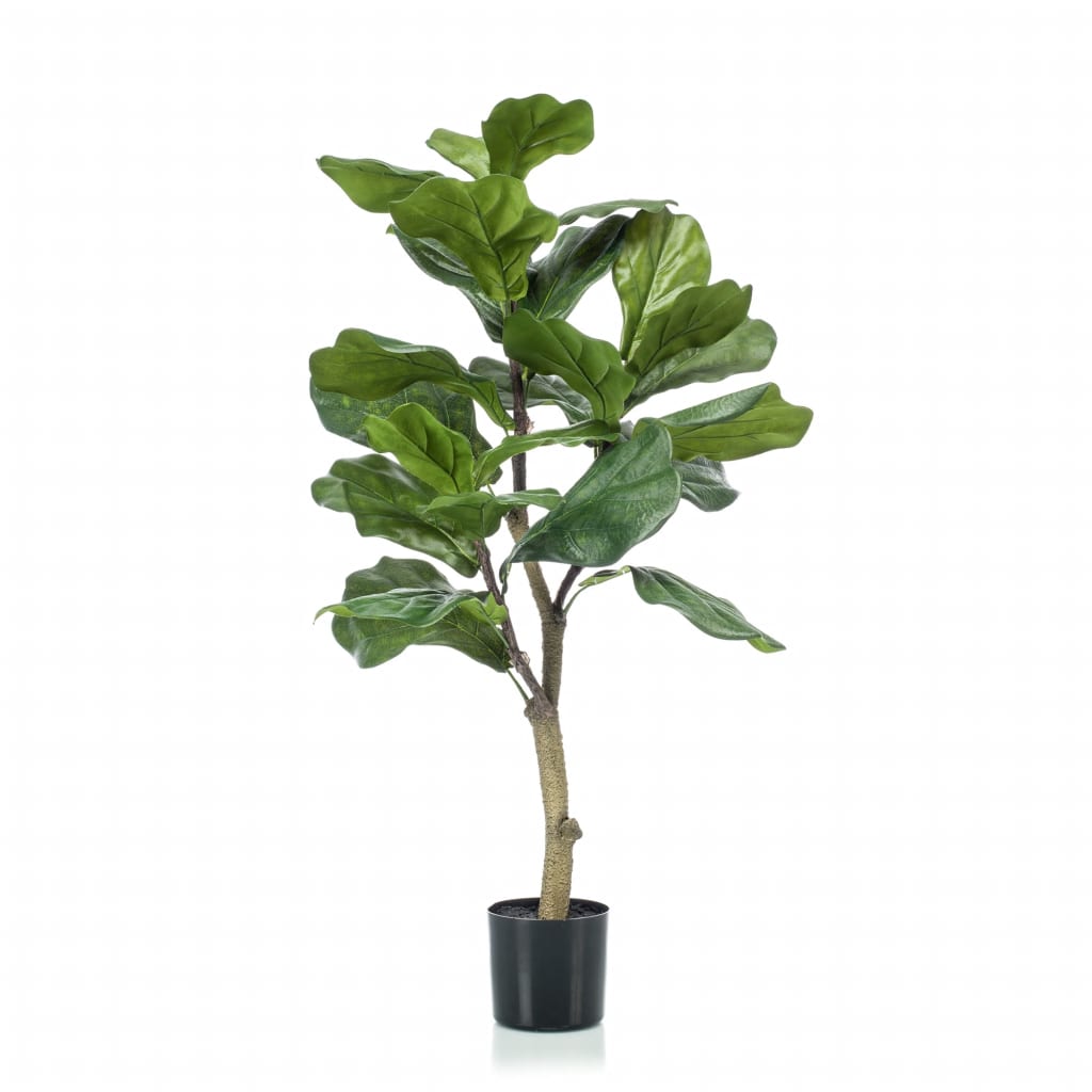 Esmeralda planta artificial planta de hoja violeta 90 cm