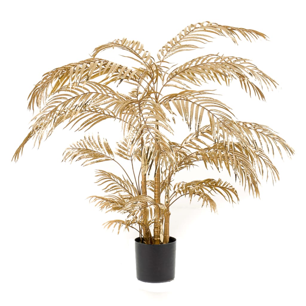 Emerald Emerald Art Plant Gold Palm 145 cm color oro