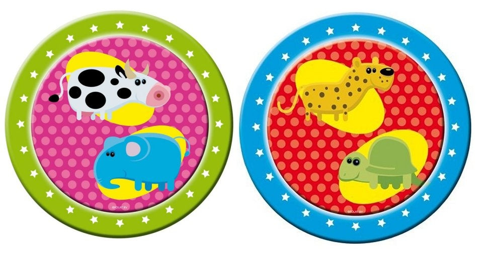 Animali di piastra di base 23 cm 8 pezzi