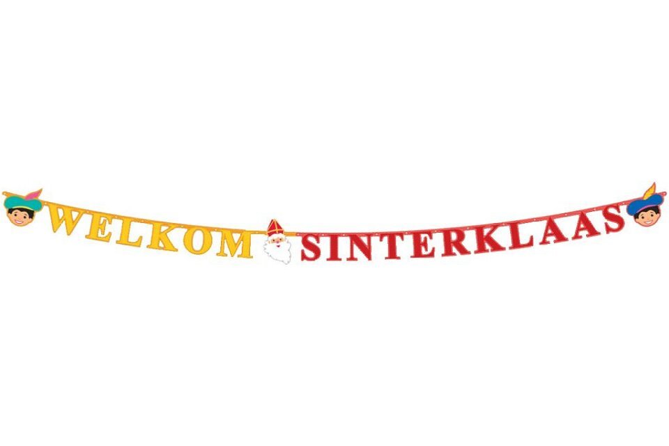 Sinterklaas Sint e Piet benvenuto Sinterklaas Slinger 3M