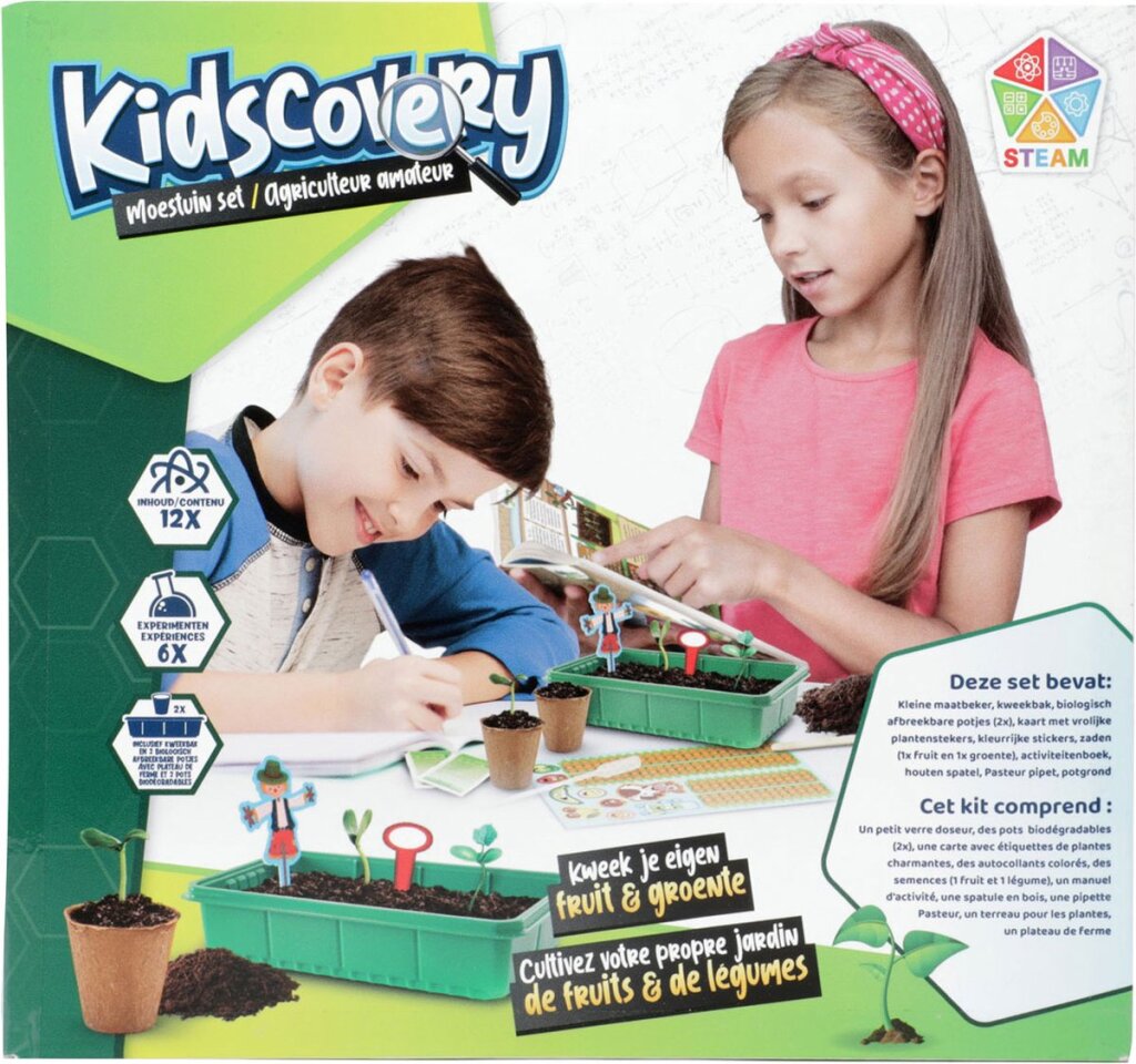 Kidscovery Kids Covery esperimento da giardino orto l