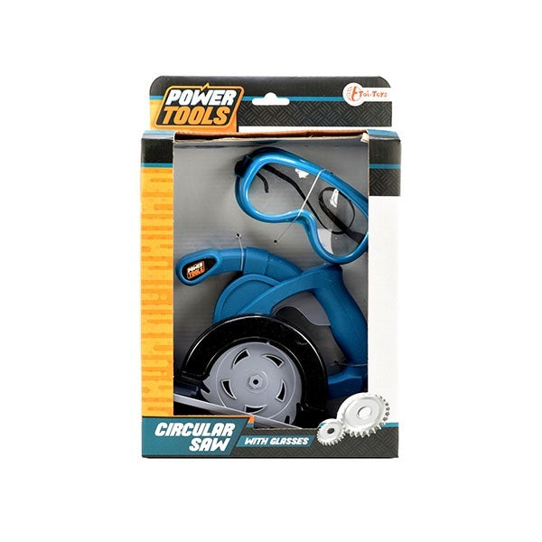 Jonotoys Toy Circular Saw and Safety Liats